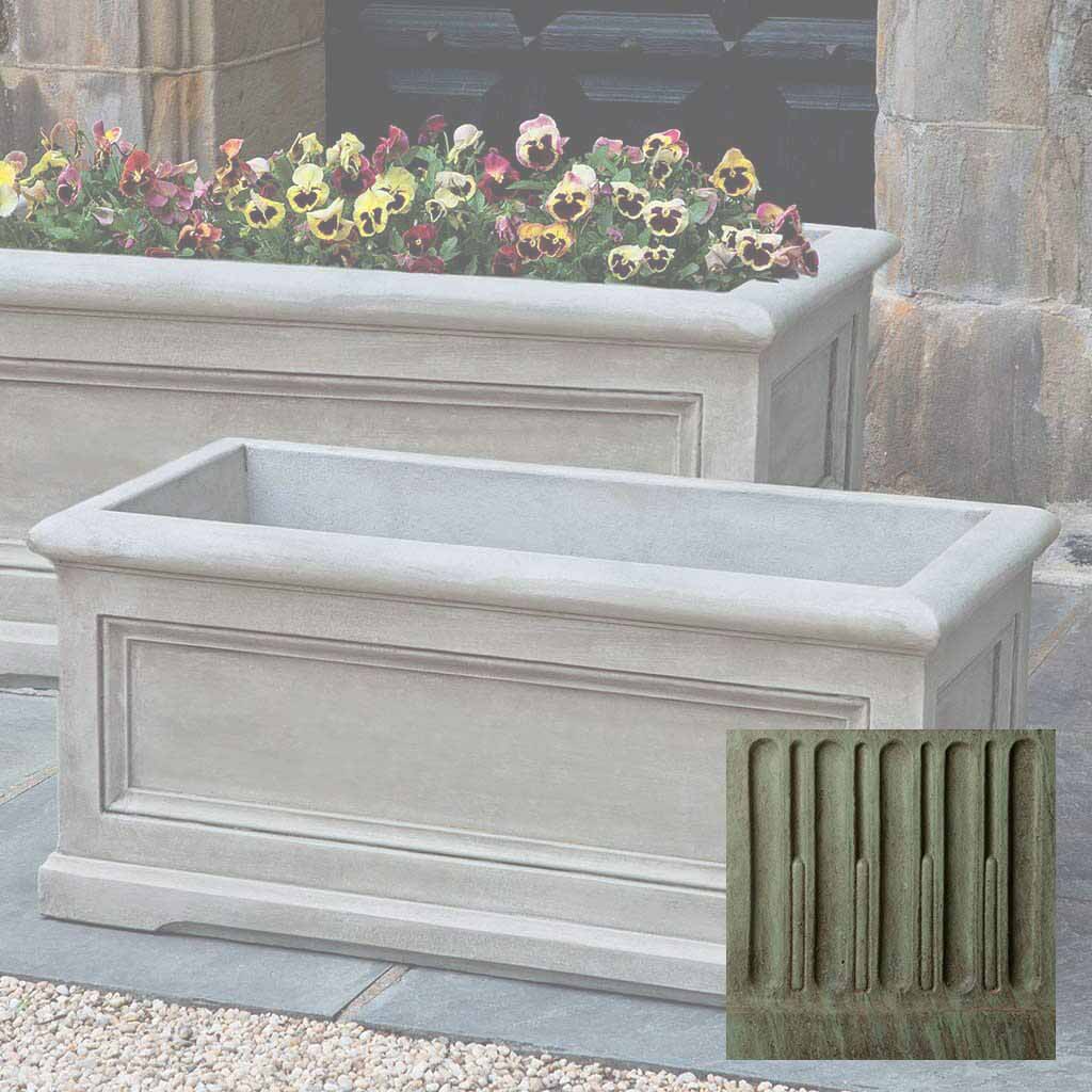 Campania Orleans Window Box Planter, Medium - P-640