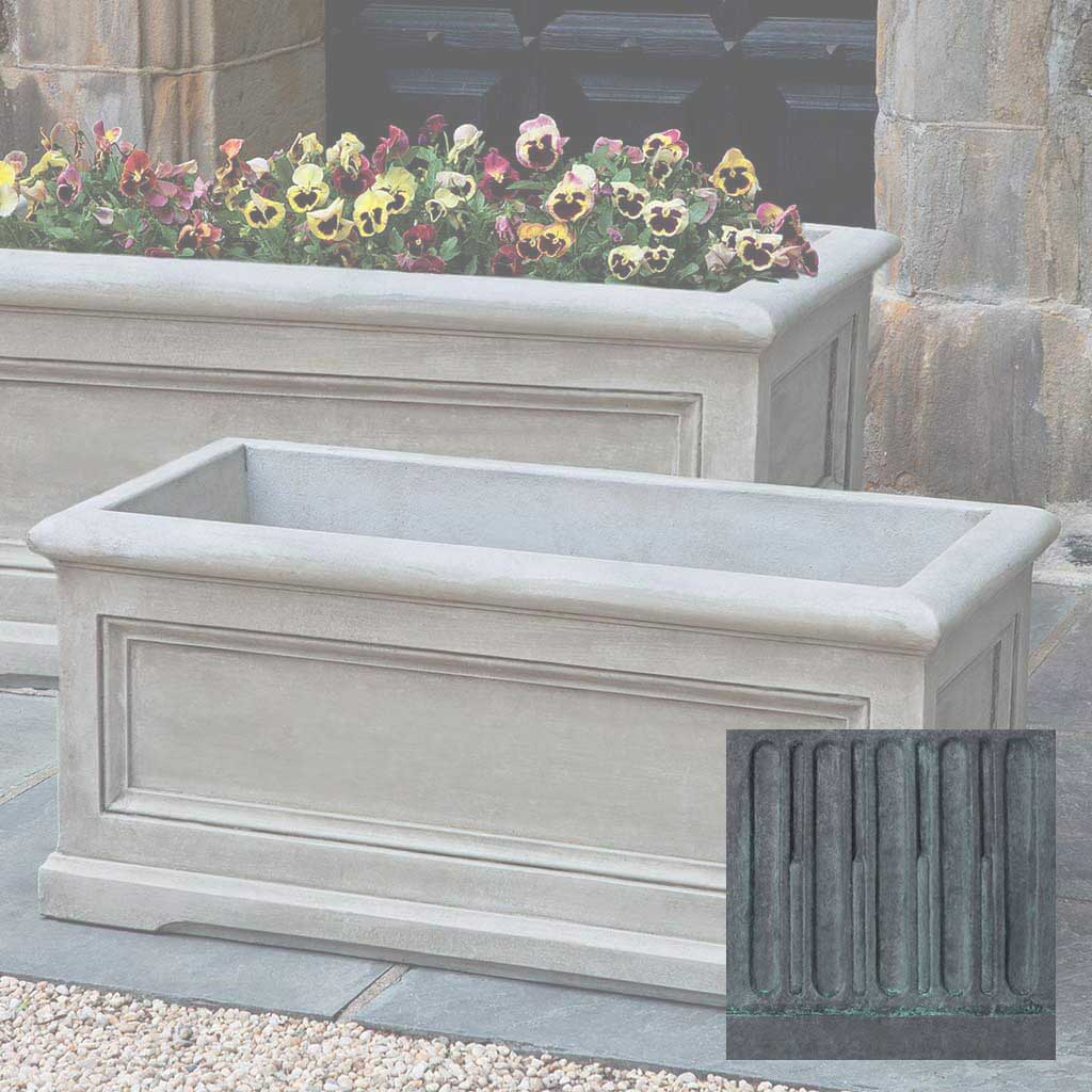 Campania Orleans Window Box Planter, Medium - P-640