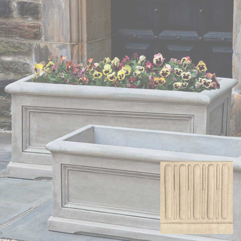 Campania Orleans Window Box Planter, Large - P-656