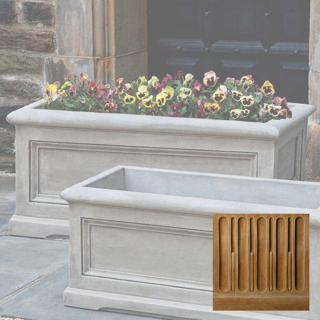 Campania Orleans Window Box Planter, Large - P-656
