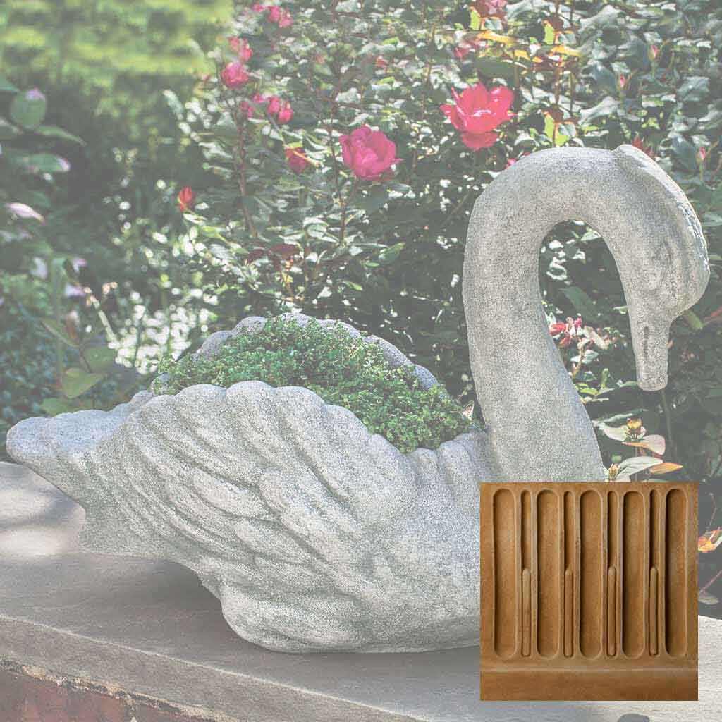 Campania Newport Swan Garden Statue - P-678