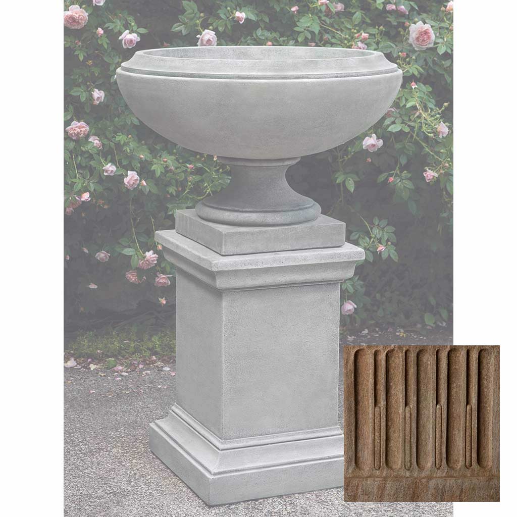 Campania Jensen Urn Large w/ Greenwich Pedestal - PPD-702
