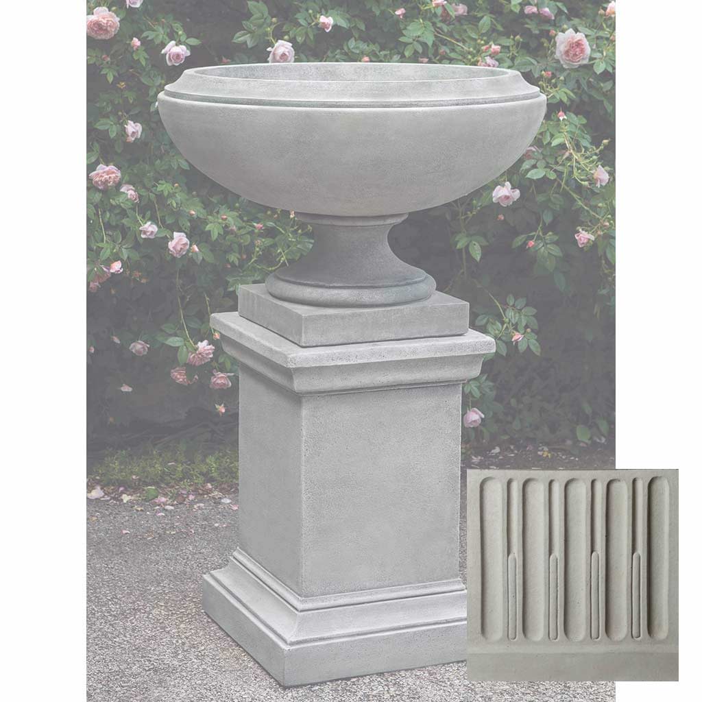 Campania Jensen Urn Large w/ Greenwich Pedestal - PPD-702