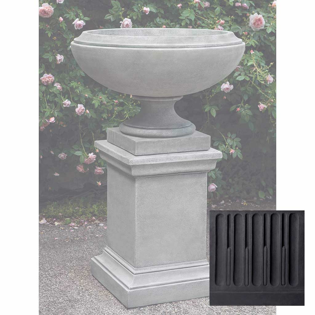 Campania Jensen Urn Large w/ Greenwich Pedestal - PPD-702