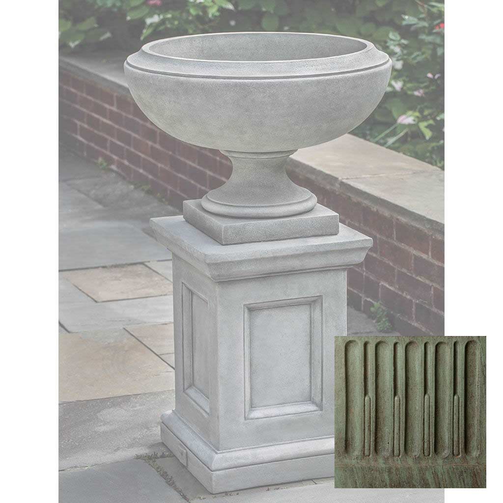 Campania Jensen Urn Small w/ Barnett Pedestal - PPD-703