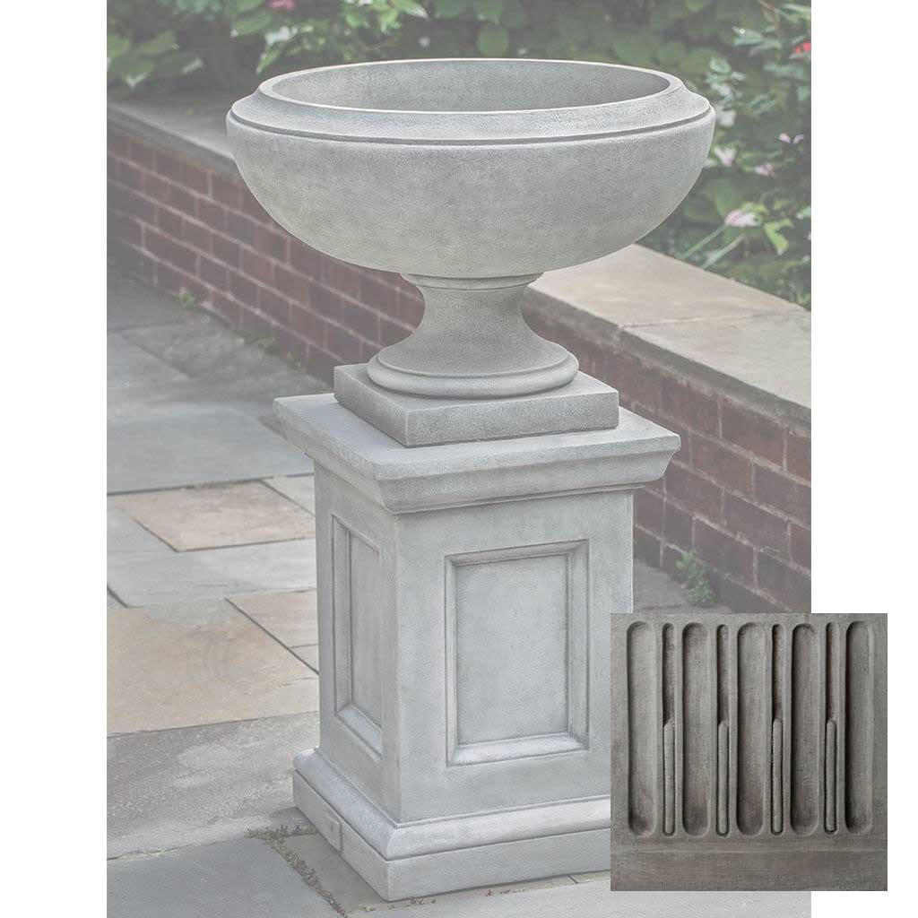 Campania Jensen Urn Small w/ Barnett Pedestal - PPD-703
