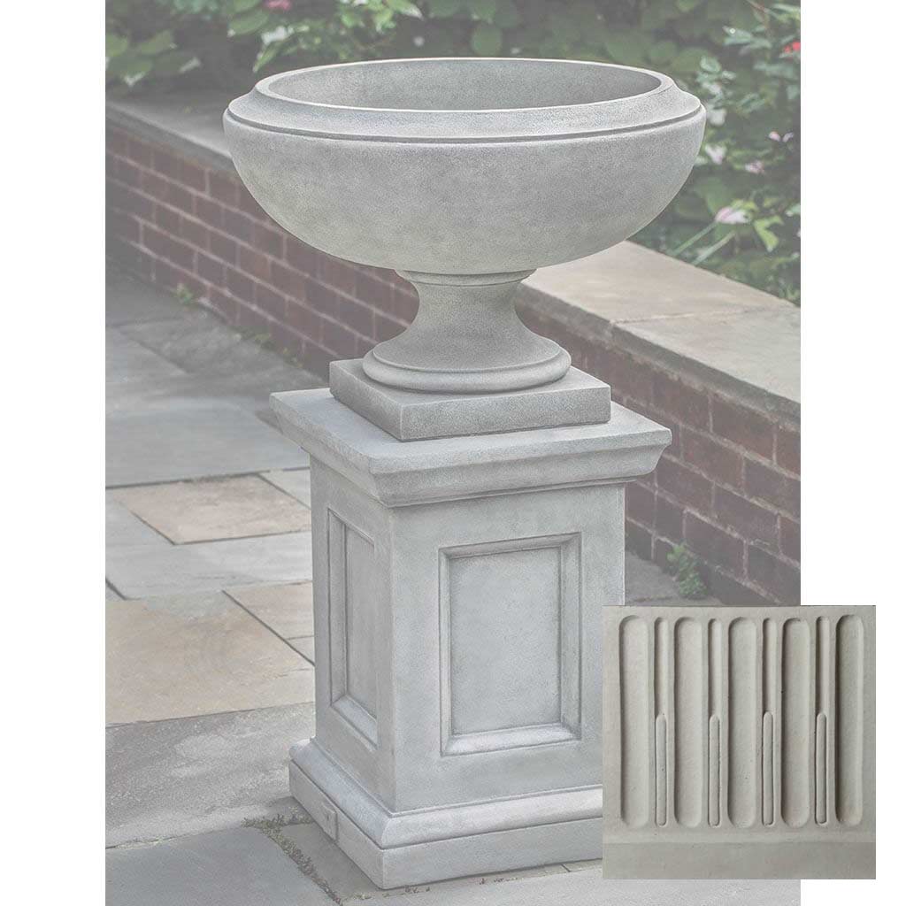 Campania Jensen Urn Small w/ Barnett Pedestal - PPD-703