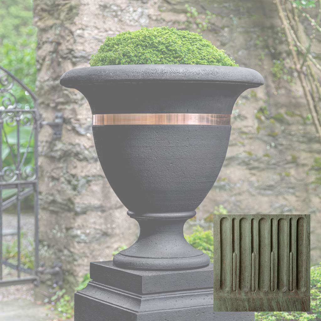 Campania Classic Copper Banded Urn, Large - P-838