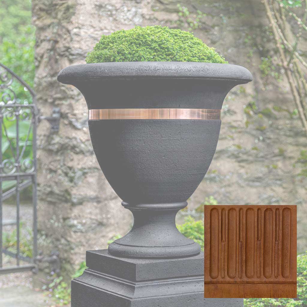 Campania Classic Copper Banded Urn, Large - P-838