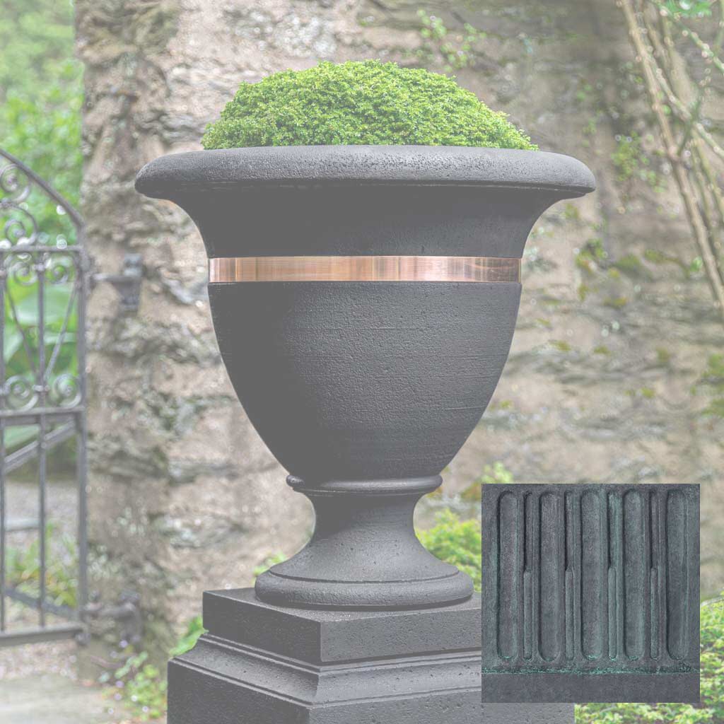 Campania Classic Copper Banded Urn, Large - P-838