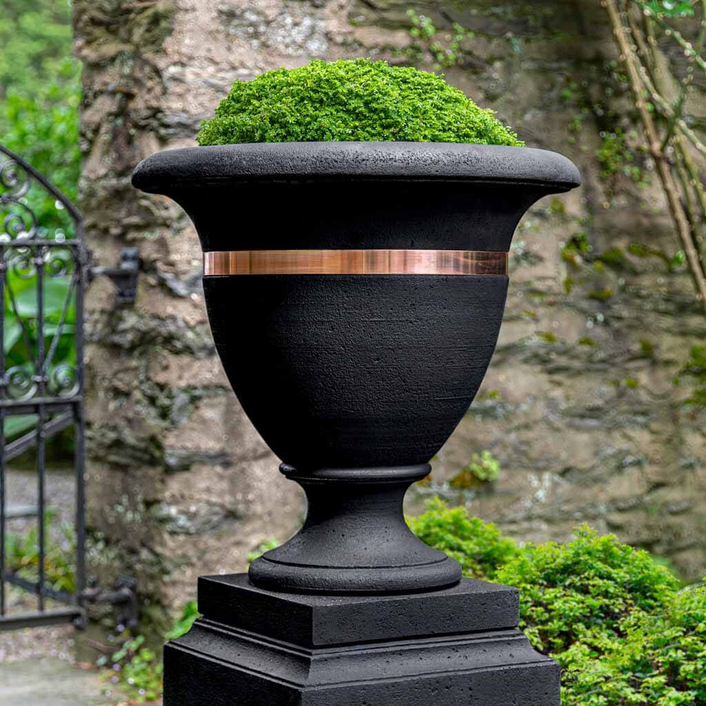 Campania Classic Copper Banded Urn, Large - P-838