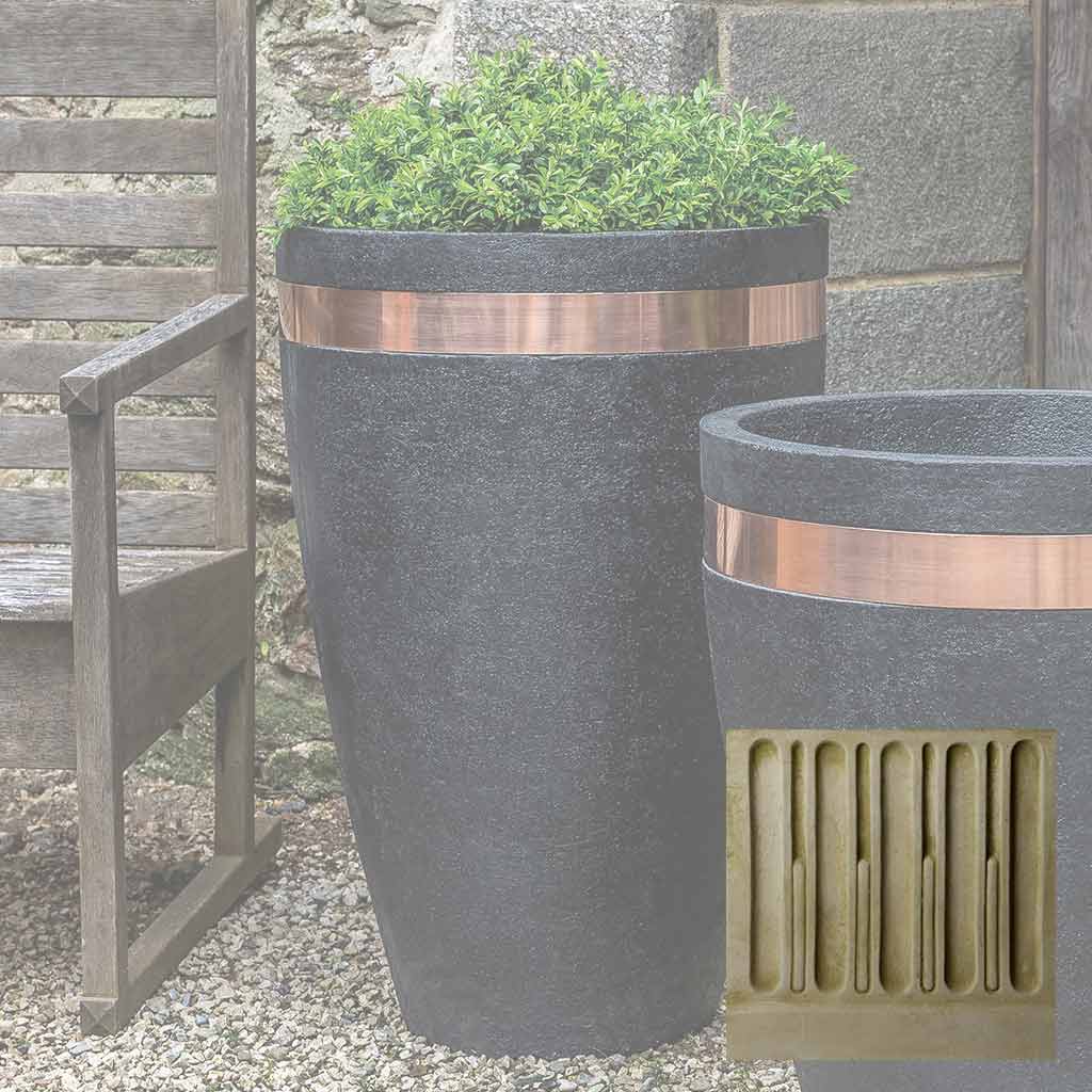 Campania Moderne Tapered Tall Planter - P-866