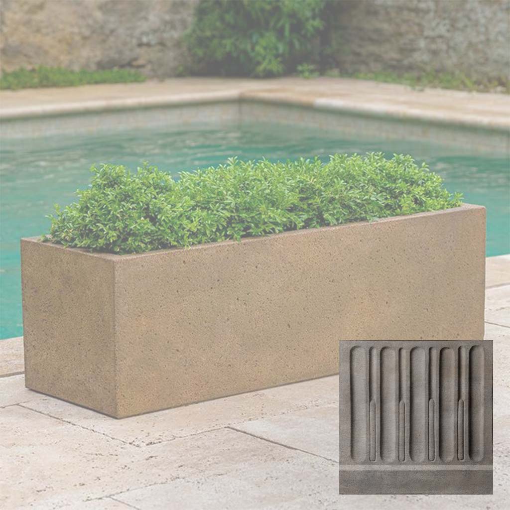Campania Textured Trough Planter - P-908
