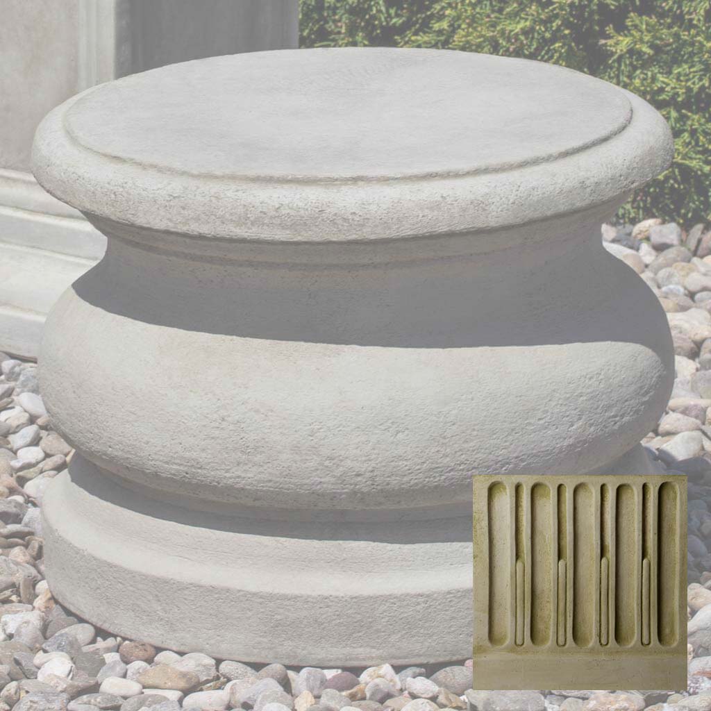 Campania Low Round Plain Pedestal - PD-78