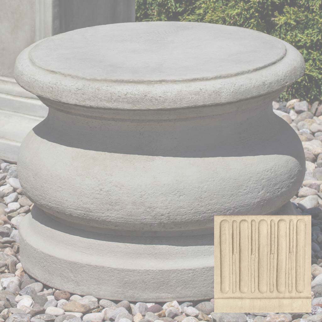 Campania Low Round Plain Pedestal - PD-78