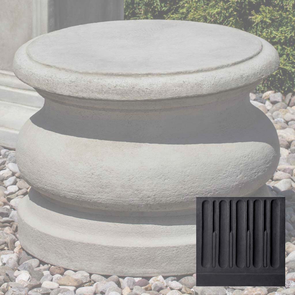 Campania Low Round Plain Pedestal - PD-78