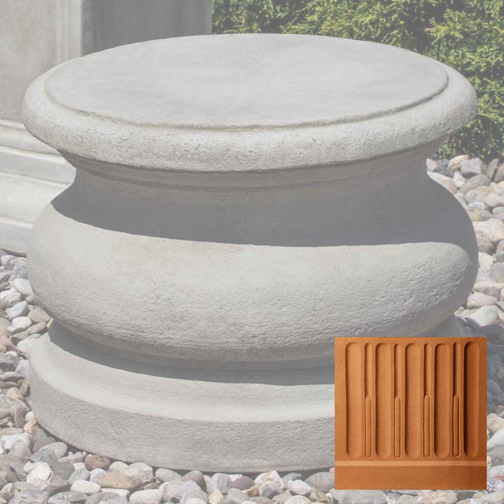 Campania Low Round Plain Pedestal - PD-78