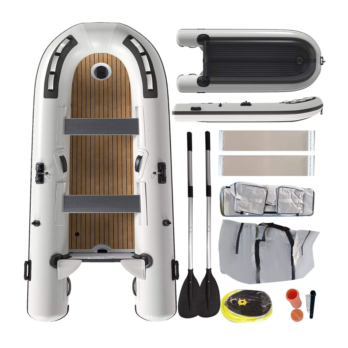 Portable Inflatable Dinghy Boat Kit With Accessories