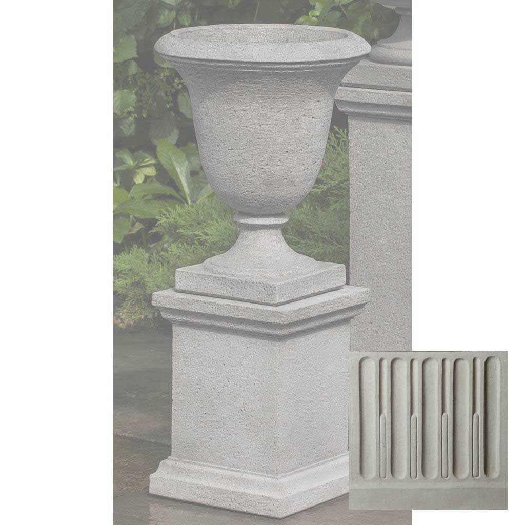 Campania Linwood Urn w/ Low Wolcott Pedestal - PPD-600