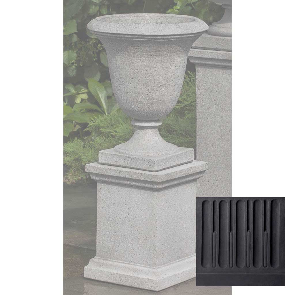 Campania Linwood Urn w/ Low Wolcott Pedestal - PPD-600