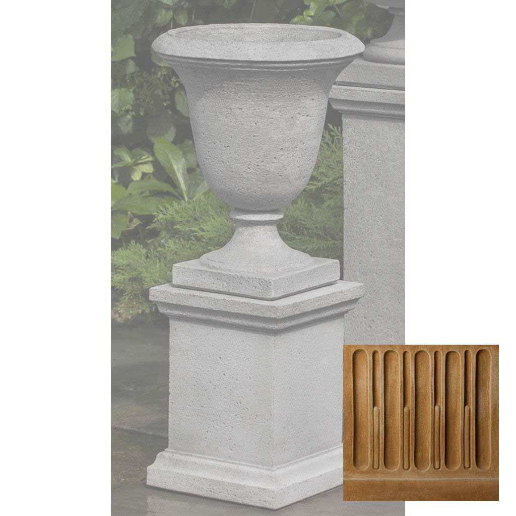 Campania Linwood Urn w/ Low Wolcott Pedestal - PPD-600