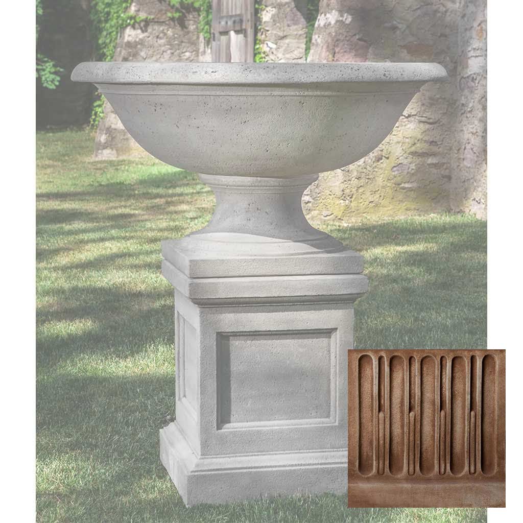 Campania Monteros Urn w/ St. Louis Pedestal - PPD-711