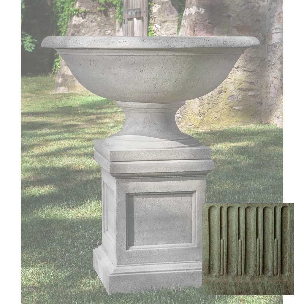 Campania Monteros Urn w/ St. Louis Pedestal - PPD-711