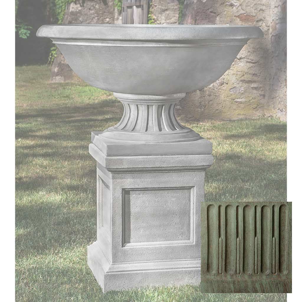 Campania Fonthill Urn w/ St. Louis Pedestal - PPD-712