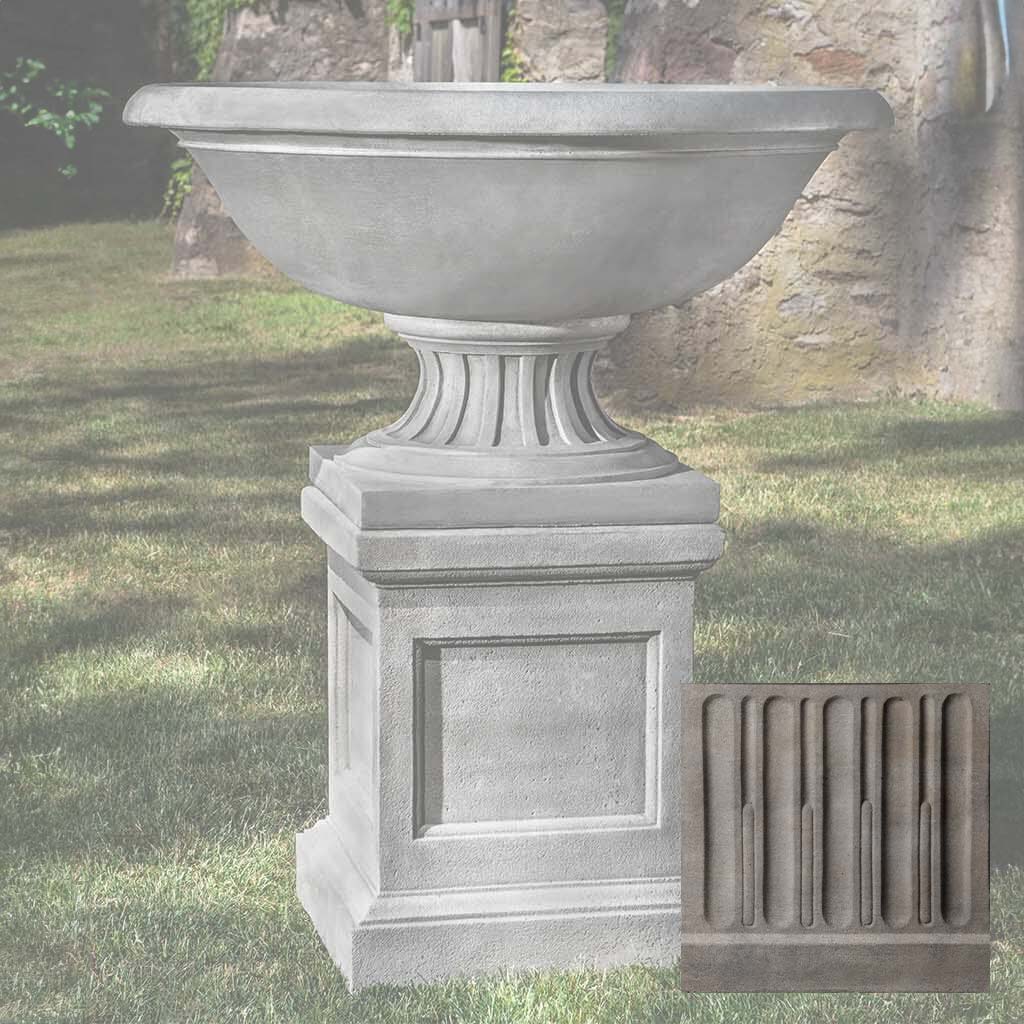 Campania Fonthill Urn w/ St. Louis Pedestal - PPD-712