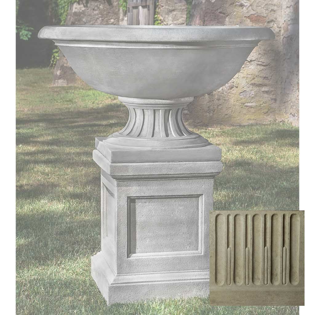 Campania Fonthill Urn w/ St. Louis Pedestal - PPD-712