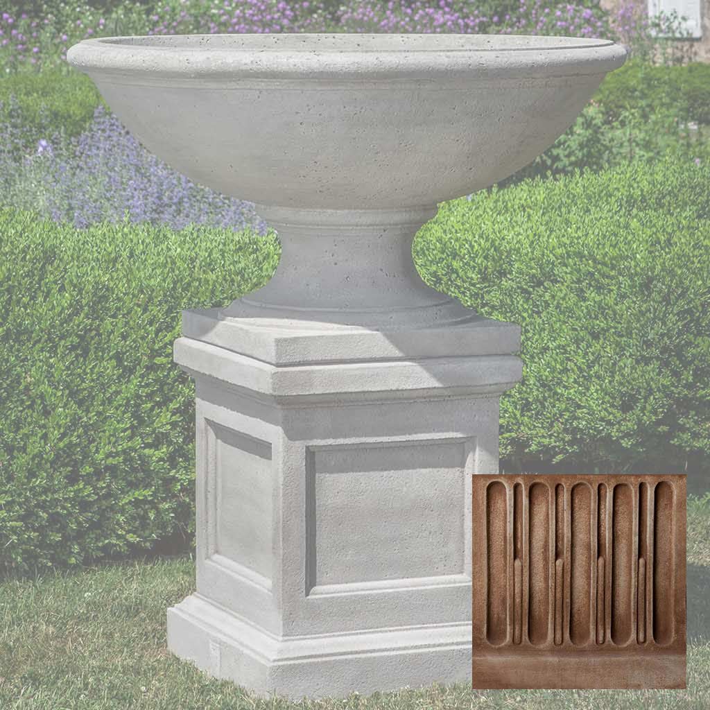 Campania Beauport Urn w/ St. Louis Pedestal - PPD-713