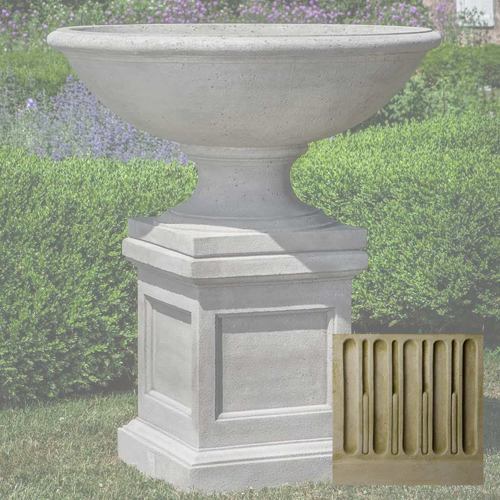 Campania Beauport Urn w/ St. Louis Pedestal - PPD-713