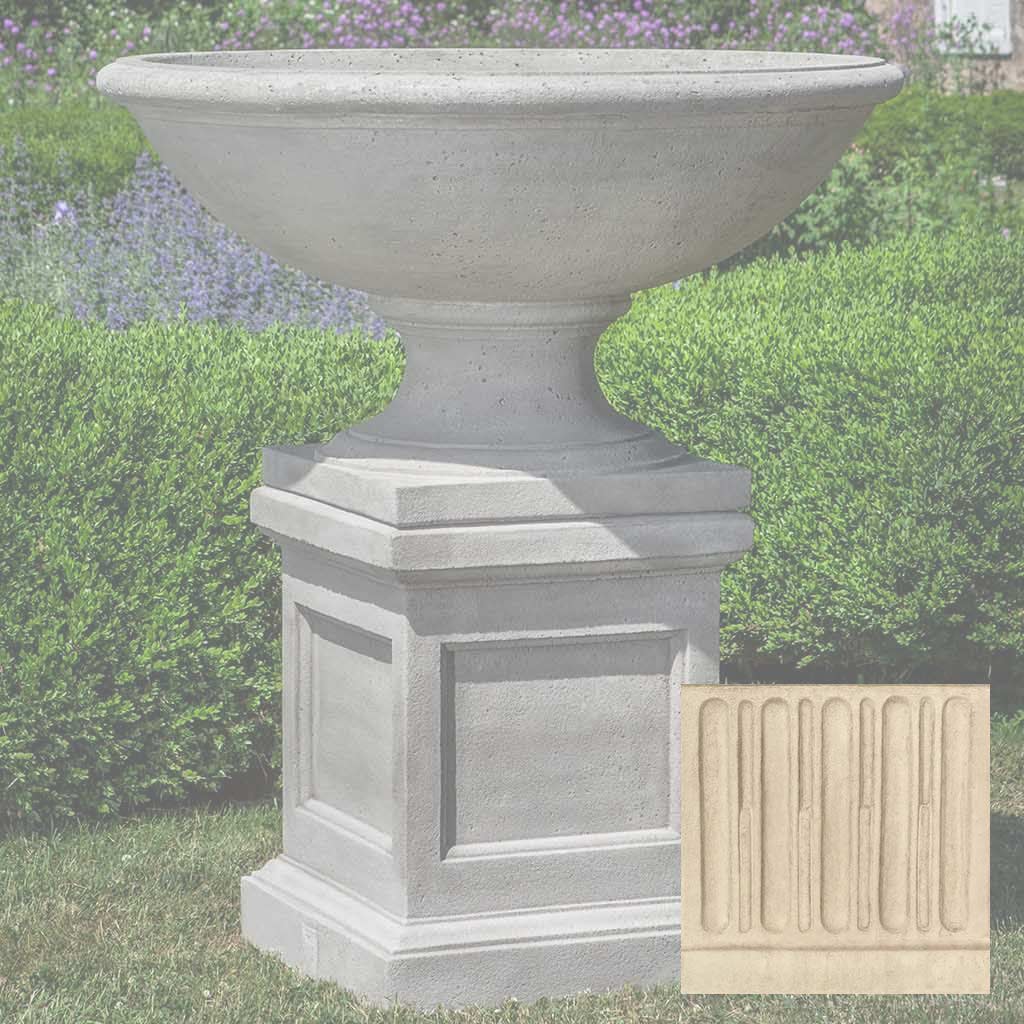 Campania Beauport Urn w/ St. Louis Pedestal - PPD-713
