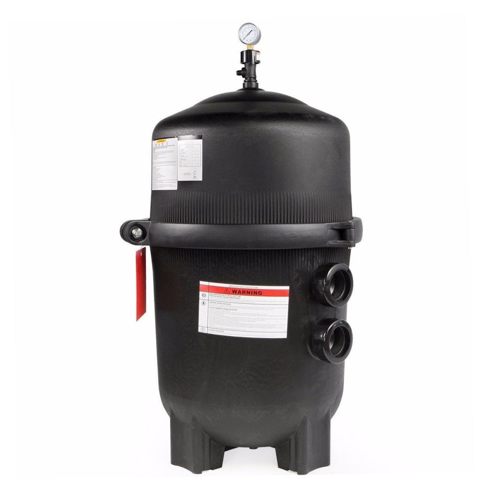 Premium 35,000 Gallon In-Ground Swimming Pool Cartridge W/ Built-In Pressure Gauge, 425 SF
