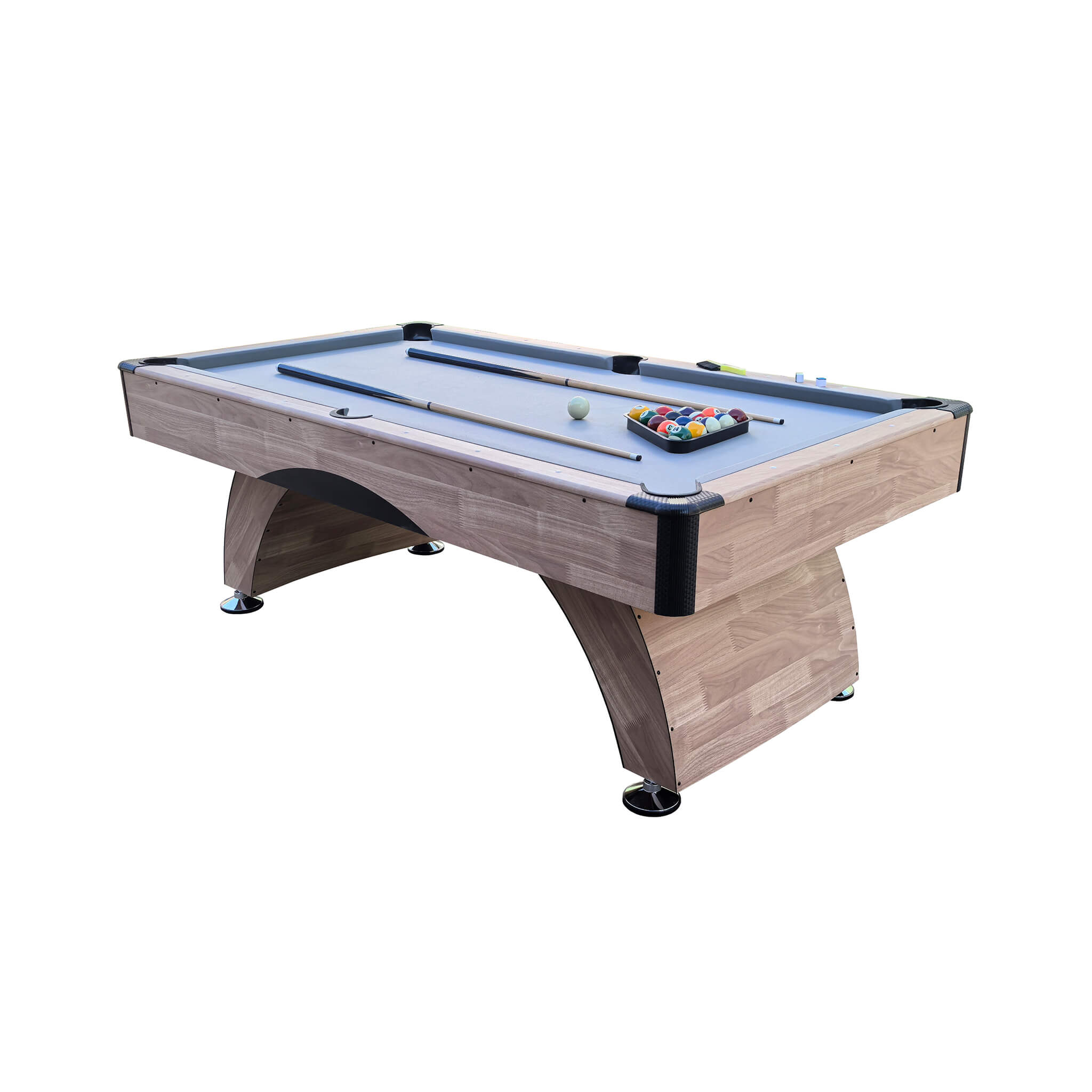 Premium Billiards Pool Wood Table for Home Game Rooms, 7FT