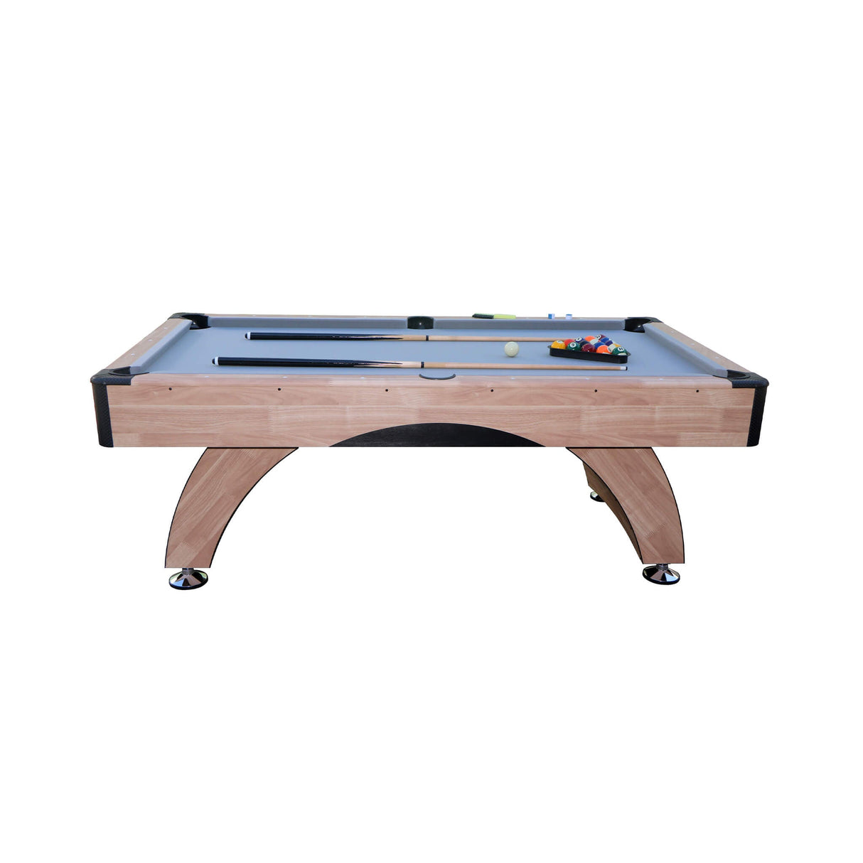 Premium Billiards Pool Wood Table for Home Game Rooms, 7FT
