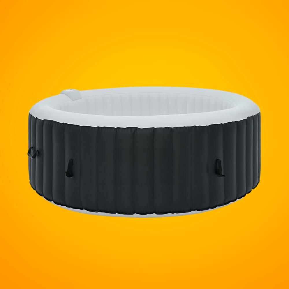 Premium Blow Up 6 Person Sauna Pool Hot Tub With 130 Jets, 7FT (97463510)