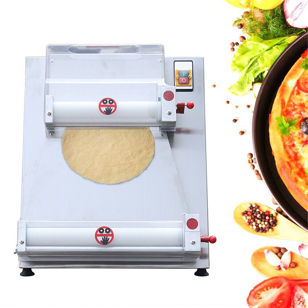 Premium Electric Commercial Pizza Dough Roller Pastry Sheeter Press Machine, 16" (91483627)