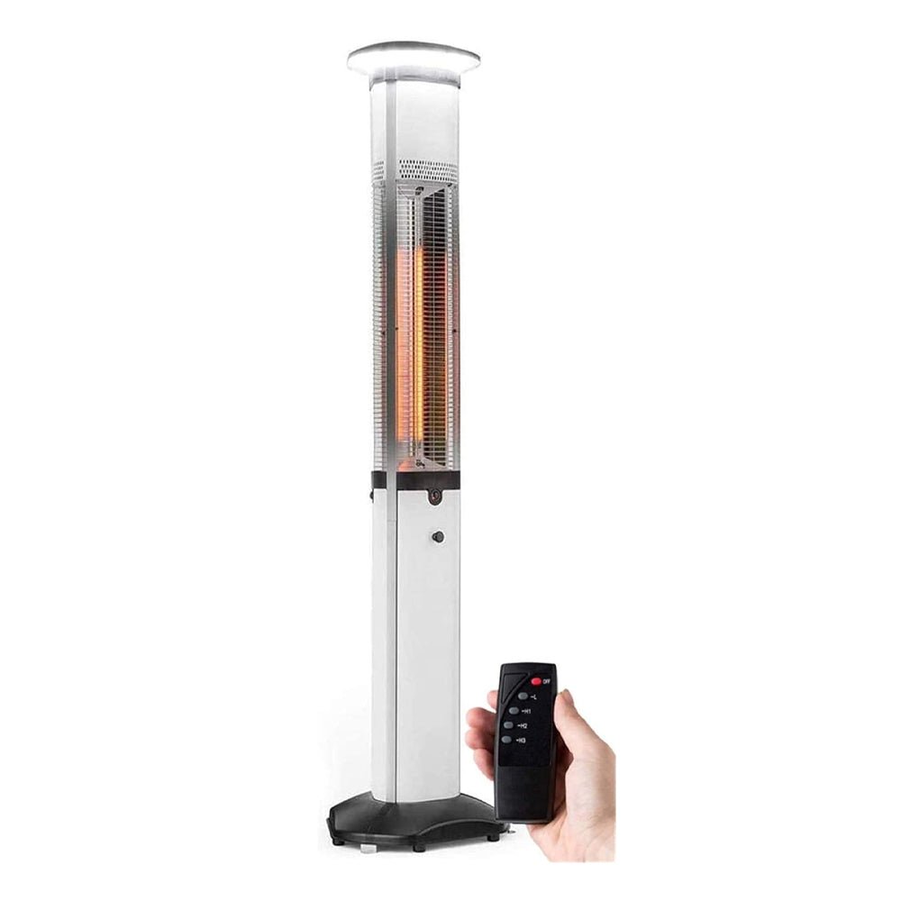 Premium Electric Outdoor Carbon Tube Infrared Patio Heater With 3 Power Levels (96417582)