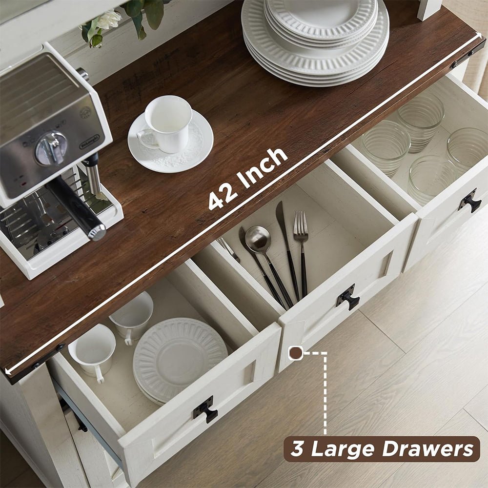 Premium Home Bar Wine Cabinet W/ Sliding Barn Door, 72" (97631842)