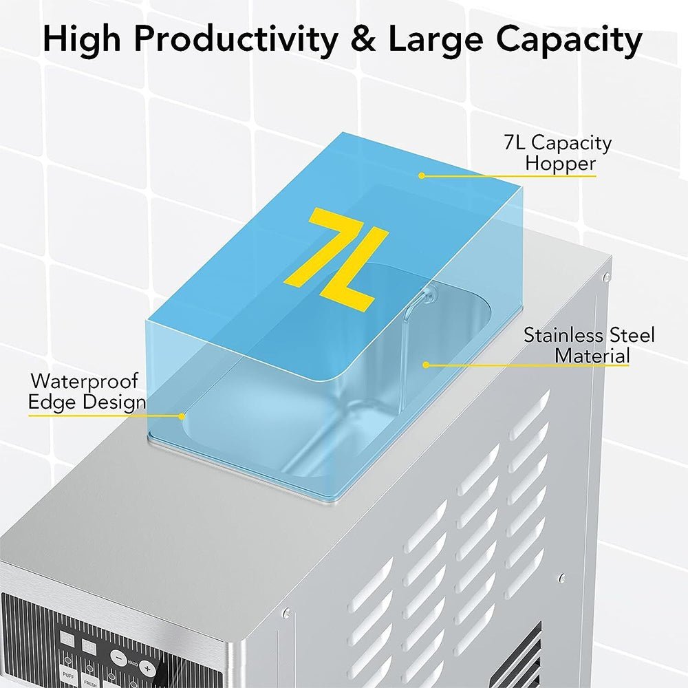 Premium Industrial Single Flavor Soft Serve Ice Cream Maker Machine, 1200W (93681752)