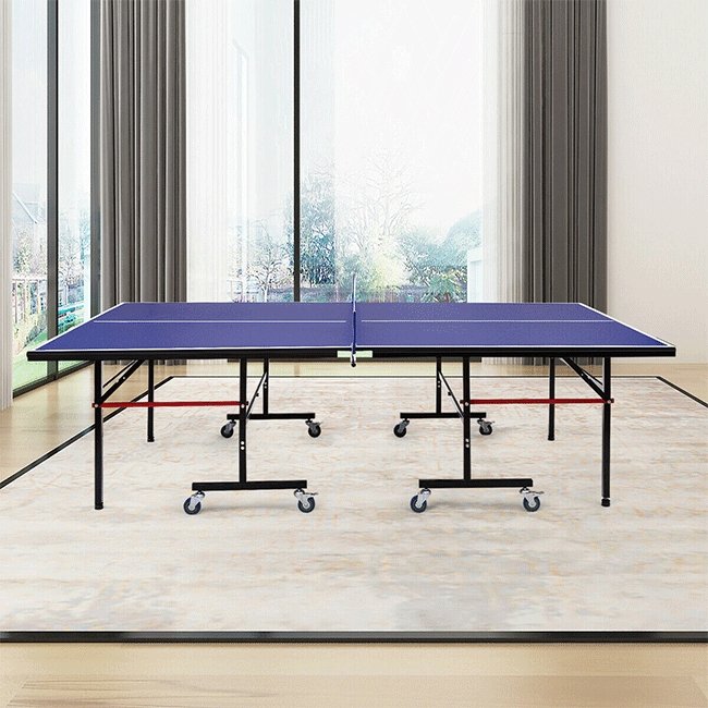 Professional Foldable Portable Modern Ping Pong Table Tennis Table, 9FT
