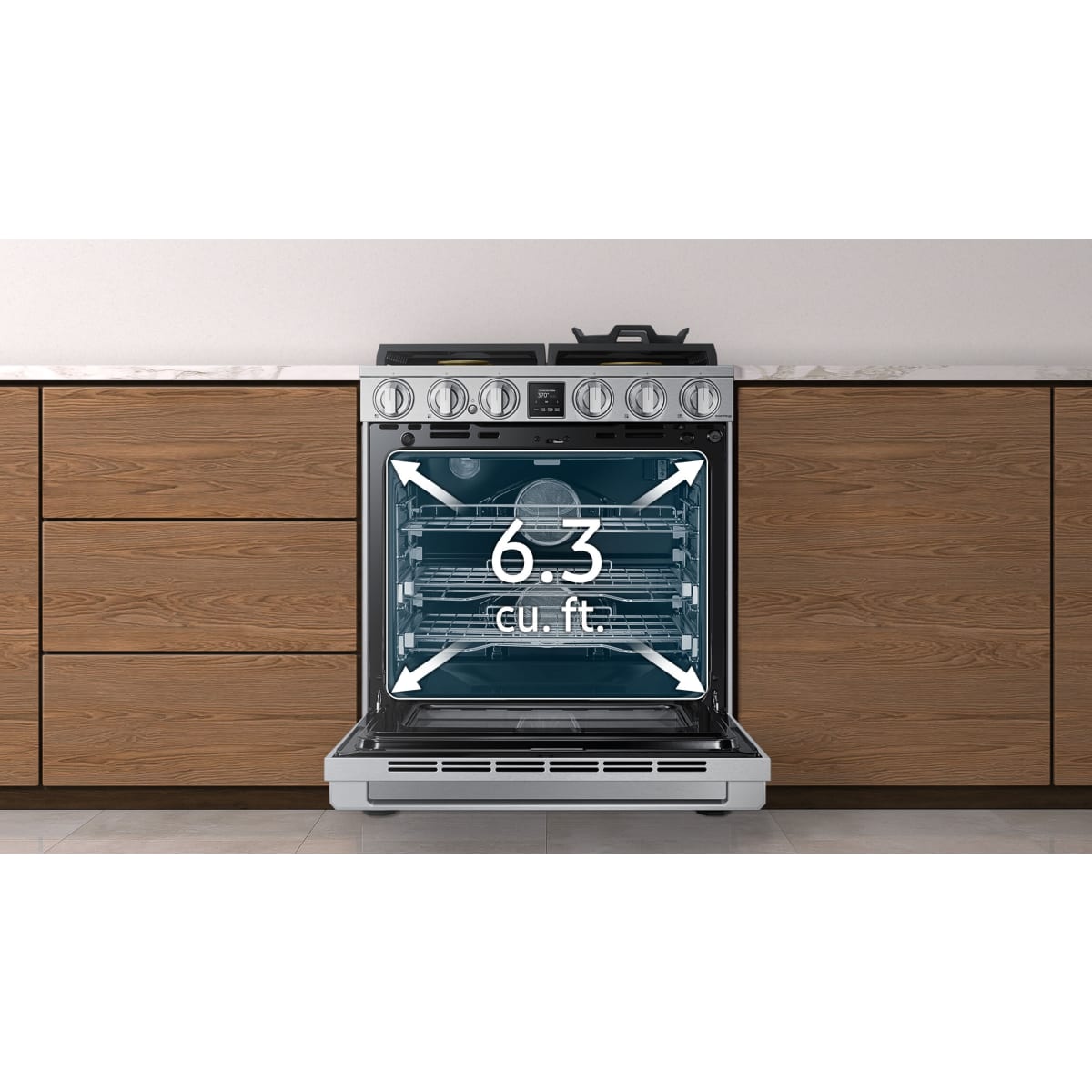 Dacor 30-Inch Transitional Gas Range, Silver Stainless - DOP30T940DS