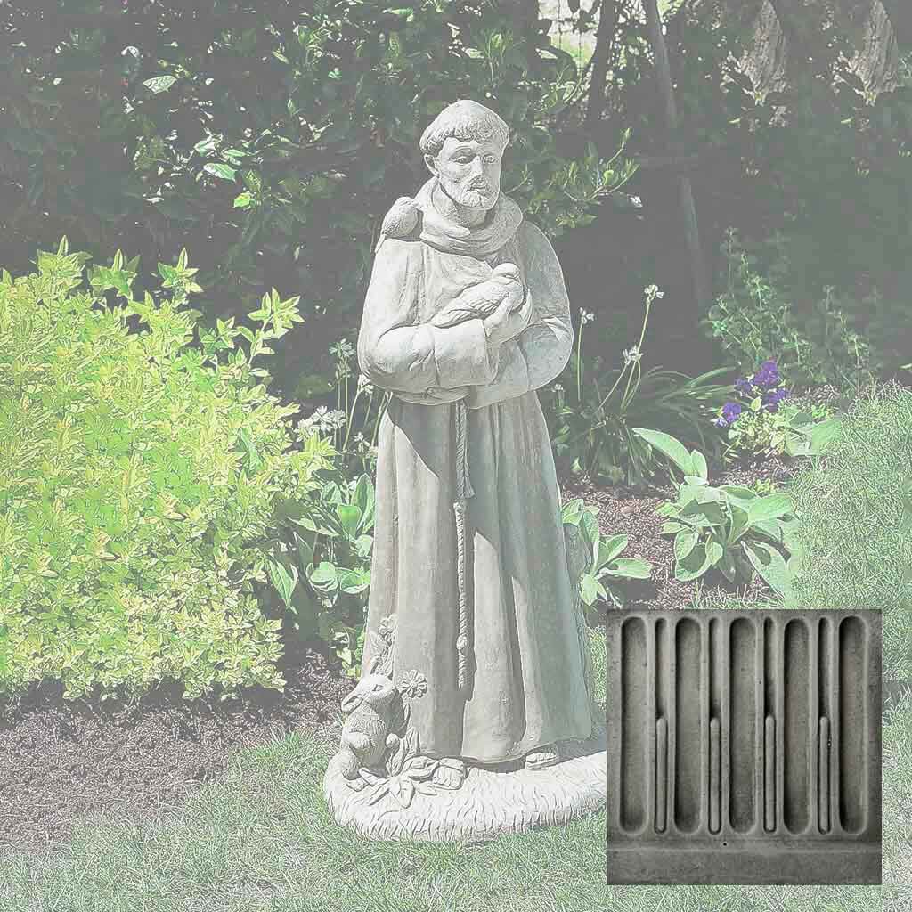 Campania 36" St. Francis w/ Animals Garden Statue - R-027