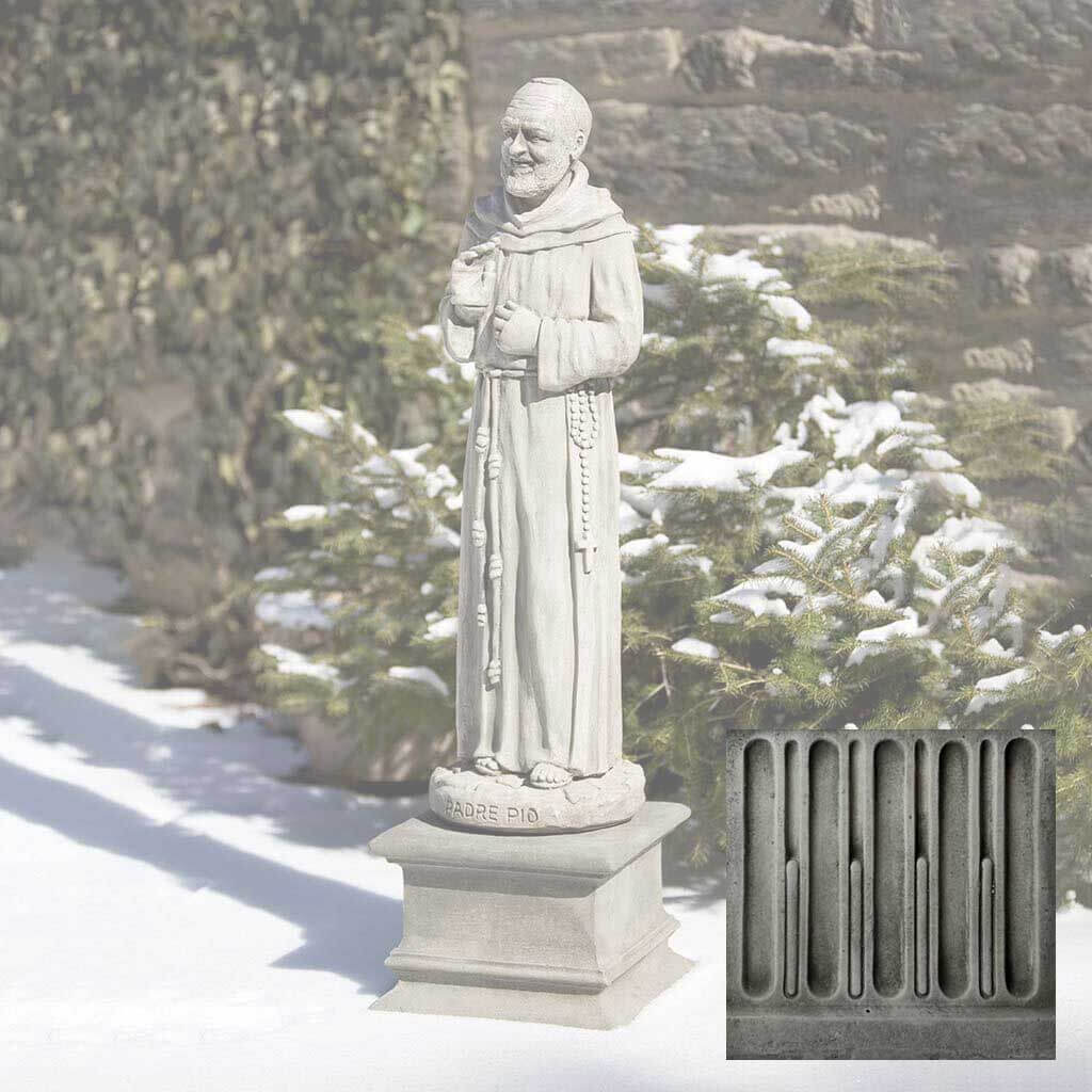 Campania Padro Pio Garden Statue - R-047