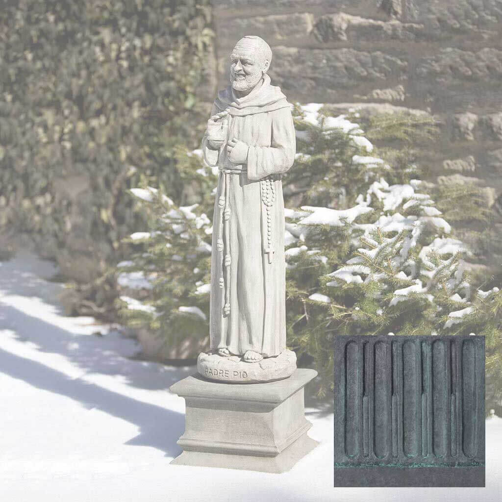 Campania Padro Pio Garden Statue - R-047