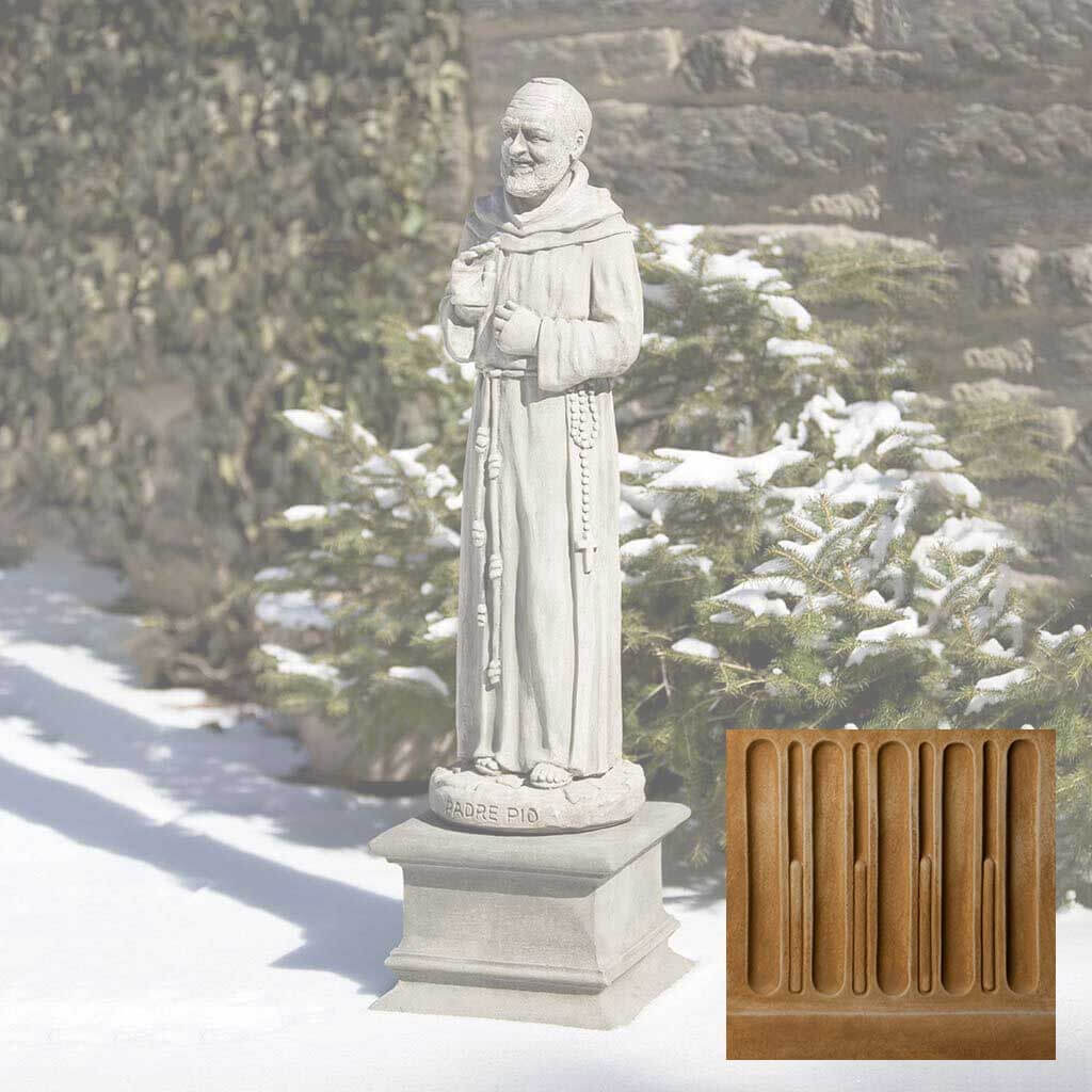 Campania Padro Pio Garden Statue - R-047