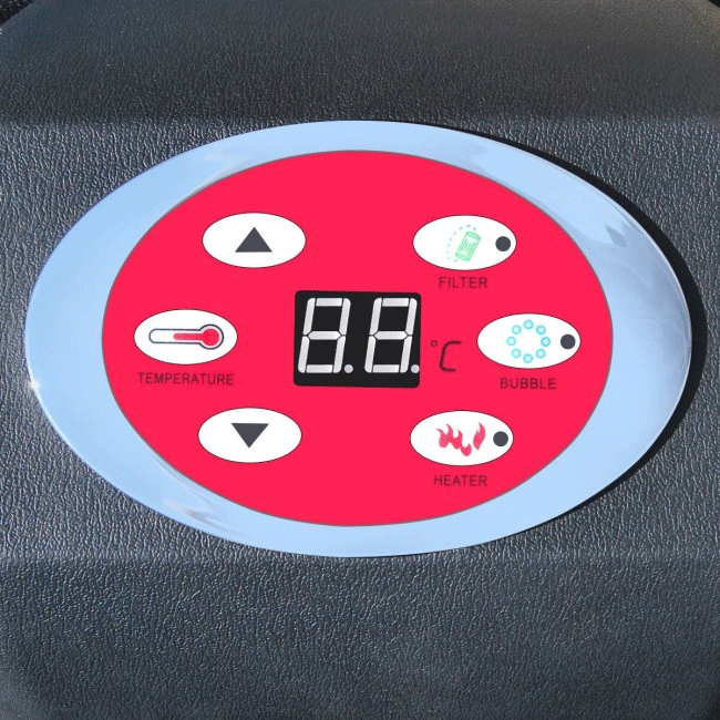 Round Portable Inflatable Blow Up Above Ground Jacuzzi Spa Hot Tub, 71''