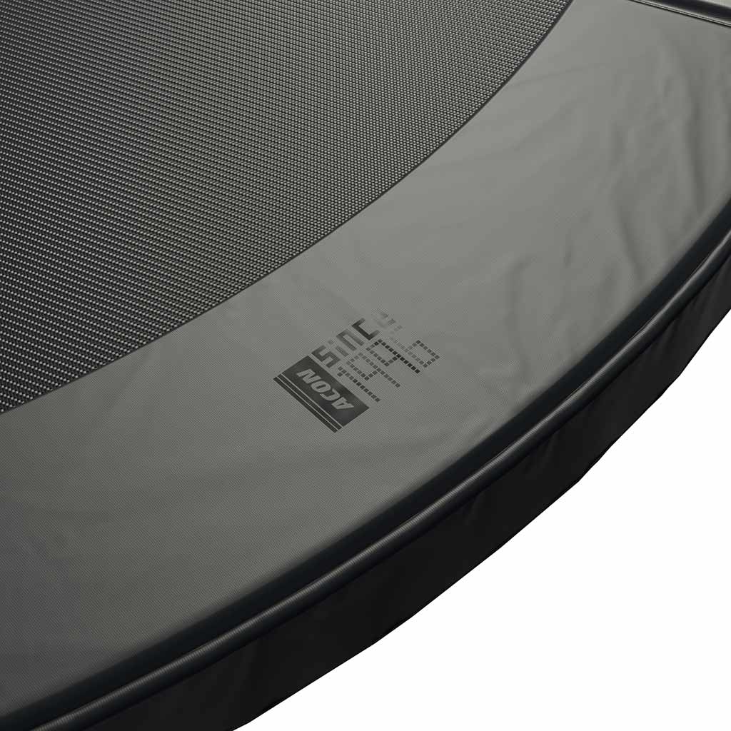 ACON Air 14ft Black Round Trampoline with Premium Net and Ladder