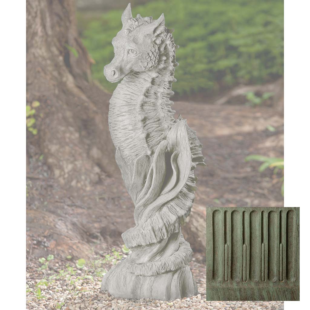Campania Sea Dragon Garden Statue - S-536